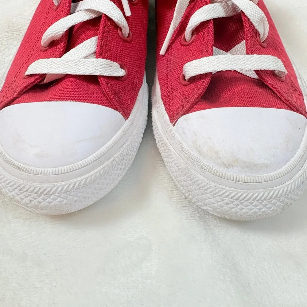 Converse Chuck Taylor‎ II Youth 3 Red Low Top Lunarlon Sneakers 350151C